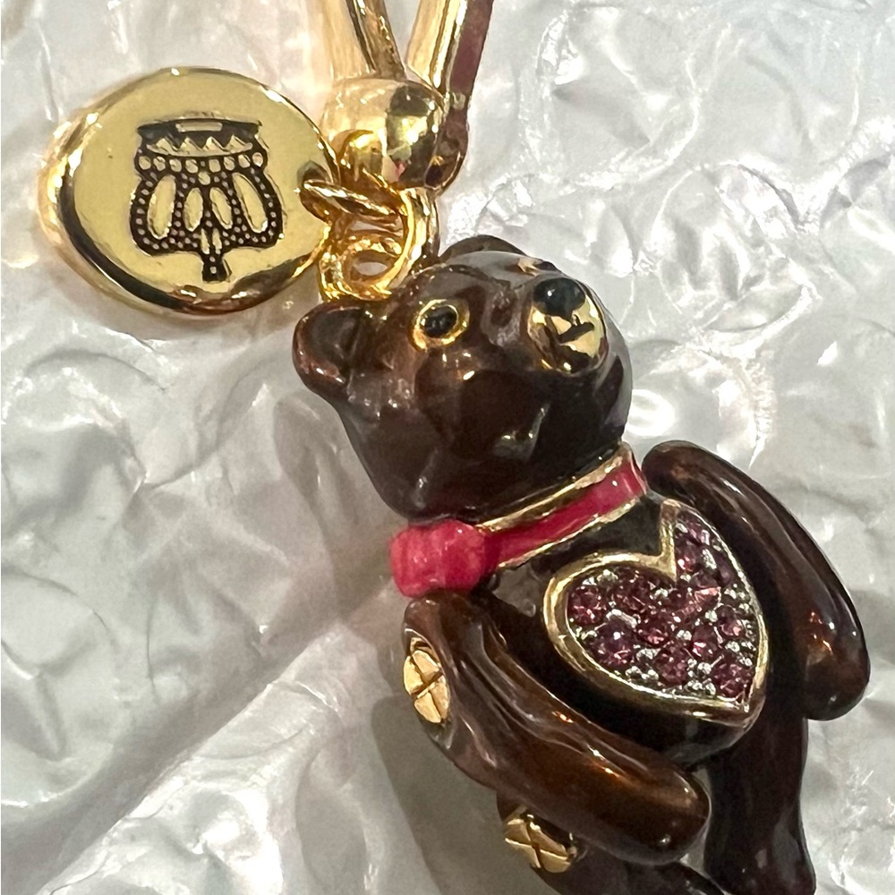 👑✅PRICE FIRM✅ Juicy Couture Adorable Gold and Brown Bear Charm - Picture 3 of 11